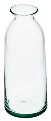 Glass bottle vase W-245A H:24cm D:9,5cm