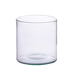 Glass cylinder vase H:18 D:18