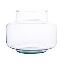 Glass vase W-490 H:18cm D:22cm