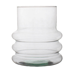 Glass vase W-715 H:20 cm D:18 cm