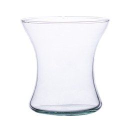 Glass vase WD-13 H:12,6cm D:12,5cm