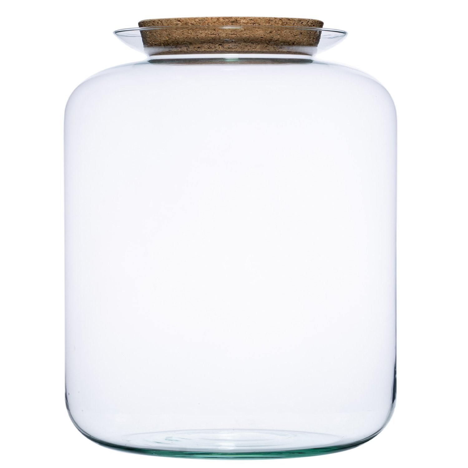Glass jar vase W524A1 H31,5cm D25cm Vases \ Jar vases