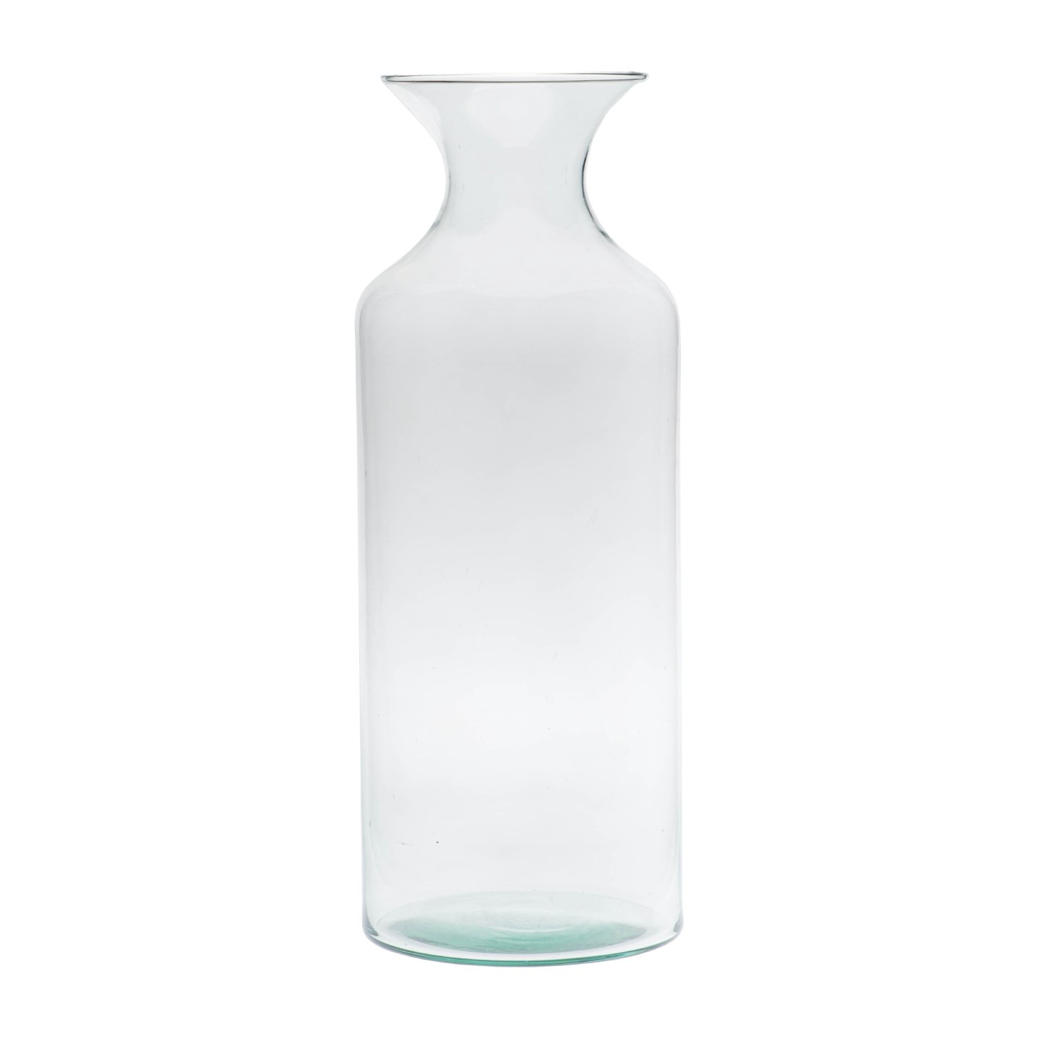 Glass tall bottle vase W356 H39cm D14,5cm Vases \ Bottles