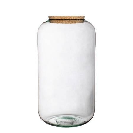 Big jar terrarium glass  W-606A+cork H:41cm D:23cm