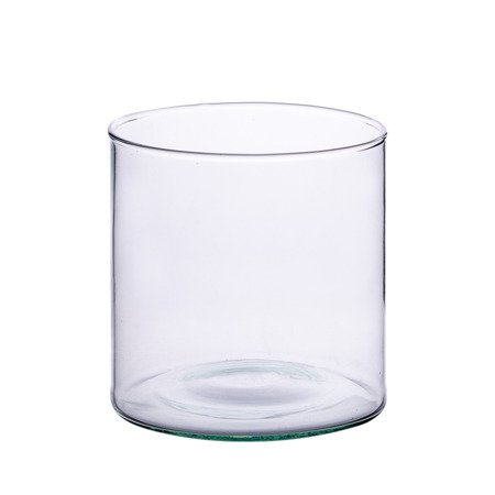 Glass cylinder vase H:10cm D:10cm