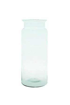 Glass jar vase H:35cm D:14cm W-332N2