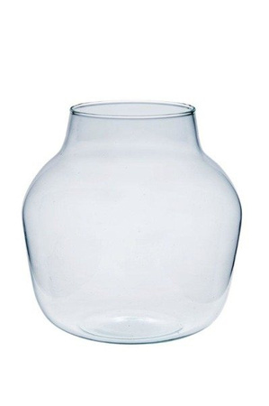 Glass jar vase W-456A H:19cm D:19cm