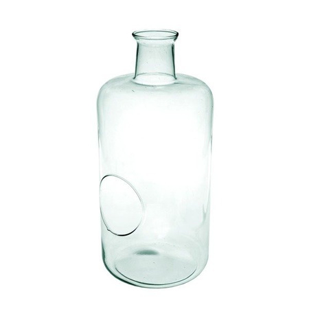 Glass terrarium W-467C+ side hole H:42,5cm D:20cm