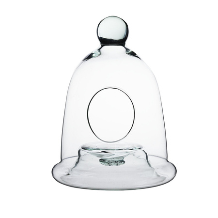 Glass terrarium bell W-655 H:25 cm D:19cm