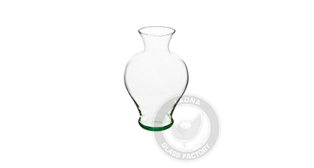 Glass vase W-269 H:35cm