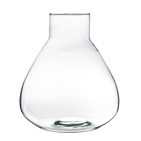 Glass vase W-378 H:24cm D:23cm