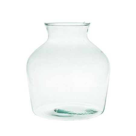 Glass vase W-492 H:21cm D:17cm