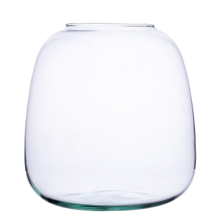 Glass vase W-557 H:20cm D:19cm
