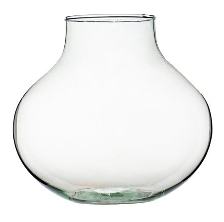 Glass vase W-591 H:24cm D:26cm