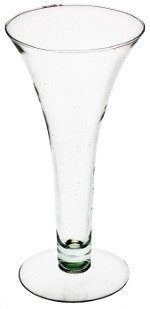 Stemmed glass vase WD-4 H:30cm D:16,5cm