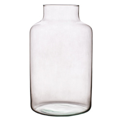 Glass jar vase W-395K1 H:25cm D:14,5cm