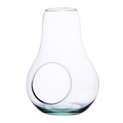 Glass terrarium W-305A1+side hole H:18cm D:11cm