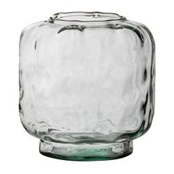 Glass flower vase W-719B peacock's eye H:17cm D:17cm SALE