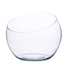 Slanted cut glass bowl D:25cm OUTLET
