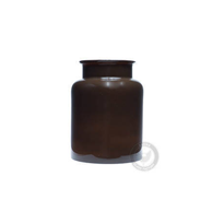 Brown vase W-332 H:25cm D:19cm