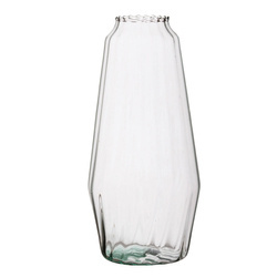 Glass vase W-685A optic H:30cm D:14cm