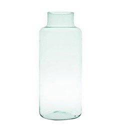 Glass jar vase W-395K H:35cm D:14,5cm