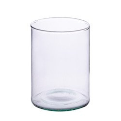 Glass cylinder vase H:28cm D:19cm