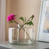 Glass jar vase W-754 H:19,5cm D:28cm