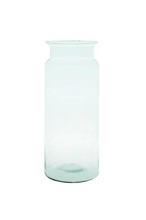 Glass jar vase H:32cm D:14cm W-332N3 SALE
