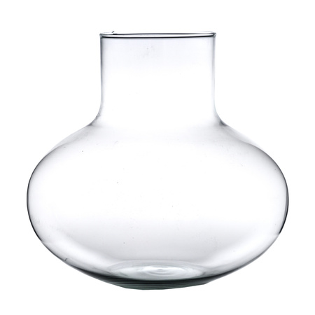 Glass ball vase W-690 H:26cm D:28cm