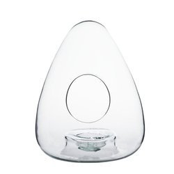 Glass terrarium egg W-655 H:24 cm D:19cm