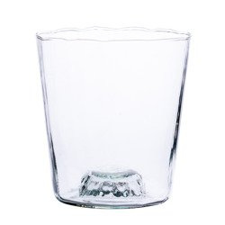 Glass flowerpot DS-1 optic H:15cm D:14cm