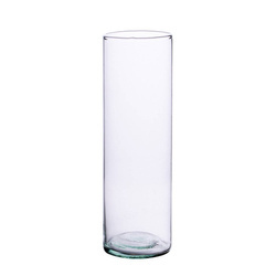 Glass cylinder vase H:48cm D:12cm