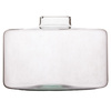Glass jar vase W-754 H:19,5cm D:28cm