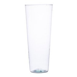 Glass vase W-96B H:35cm D:15cm