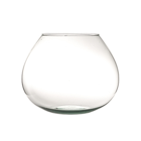 Glass ball vase W-688 H:16.5cm D:22cm