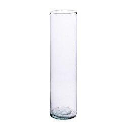 Glass cylinder vase H:20cm D:5cm