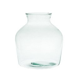 Glass vase W-492B H:30cm D:29cm