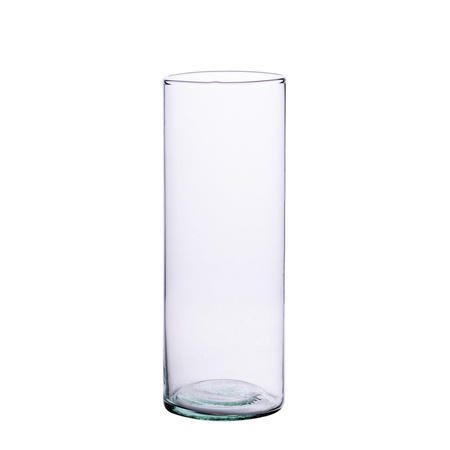 Glass cylinder vase H:26cm D:8,6cm