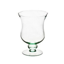 Stemmed glass vase WD-2 H:25cm D:18cm