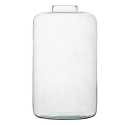 Glass jar vase W-606C2 H:25cm D:15cm