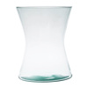 Glass vase W-466B H:20cm D:16cm Smoke