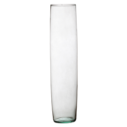 Glass vase W-213B H:50cm D:12cm