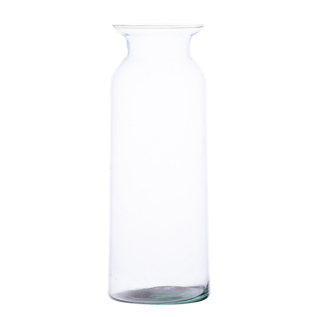 Glass jar vase W-484A H:24cm D:9,5cm 