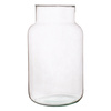 Glass jar vase H:29cm D:18cm W-395E1