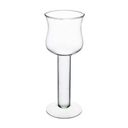 Stemmed glass vase S-3 H:24,5 cm D:11 cm