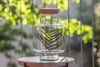 Terrarium glass vase W-490A1+cork H:29 cm D:19 cm