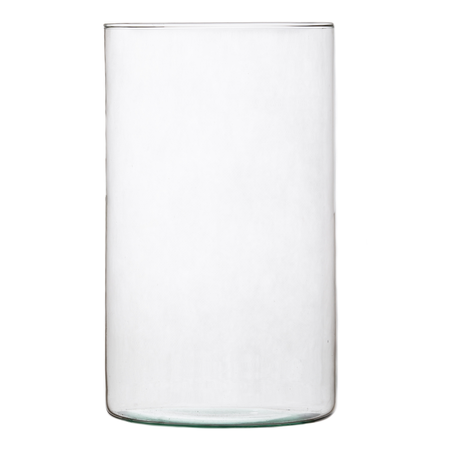 Cylinder glass vase S-45/E H:25cm D:15cm