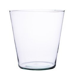 Glass flowerpot W-342 H:22,5cm D:22cm