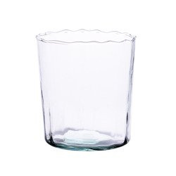 Glass vase W-427 H:9,5cm D:8,5cm